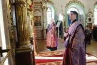 15-Епископ Амфилохий возглавил богослужения поминальной субботы в главном храме Семипалатинска