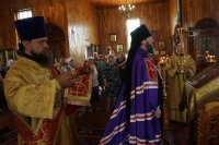 8-Собор всех святых в Церкви Русской просиявших. Божественная Литургия в Свято-Покровском храме города Усть-Каменогорска