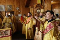 27-Собор всех святых в Церкви Русской просиявших. Божественная Литургия в Свято-Покровском храме города Усть-Каменогорска