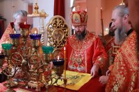 15-Божественная Литургия пасхальным чином в храме священномученика Зиновия Согринского
