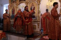 17-Божественная Литургия пасхальным чином в храме священномученика Зиновия Согринского
