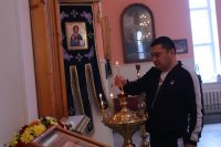 19-Божественная Литургия пасхальным чином в храме священномученика Зиновия Согринского