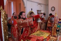 23-Божественная Литургия пасхальным чином в храме священномученика Зиновия Согринского