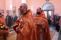 28-Божественная Литургия пасхальным чином в храме священномученика Зиновия Согринского