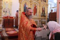 33-Божественная Литургия пасхальным чином в храме священномученика Зиновия Согринского