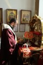 35-В Неделю о слепом архиепископ Амфилохий возглавил богослужения в Воскресенском кафедральном соборе города Семипалатинска