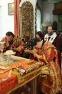 45-В Неделю о слепом архиепископ Амфилохий возглавил богослужения в Воскресенском кафедральном соборе города Семипалатинска