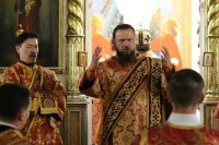 48-В Неделю о слепом архиепископ Амфилохий возглавил богослужения в Воскресенском кафедральном соборе города Семипалатинска