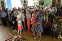 51-В Неделю о слепом архиепископ Амфилохий возглавил богослужения в Воскресенском кафедральном соборе города Семипалатинска