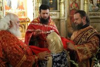56-В Неделю о слепом архиепископ Амфилохий возглавил богослужения в Воскресенском кафедральном соборе города Семипалатинска