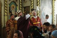 67-В Неделю о слепом архиепископ Амфилохий возглавил богослужения в Воскресенском кафедральном соборе города Семипалатинска