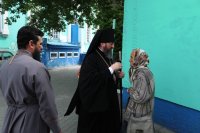 70-В Неделю о слепом архиепископ Амфилохий возглавил богослужения в Воскресенском кафедральном соборе города Семипалатинска