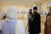 76-В Неделю о слепом архиепископ Амфилохий возглавил богослужения в Воскресенском кафедральном соборе города Семипалатинска
