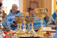 30-В праздник чудотворной Феодоровской иконы Божией Матери архиепископ Усть-Каменогорский и Семипалатинский Амфилохий сослужил митрополиту Александру за Литургией в Вознесенском соборе Алма-Аты