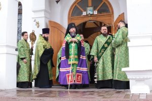 Православные христиане Усть-Каменогорска встретили мощи преподобного Сергия Радонежского