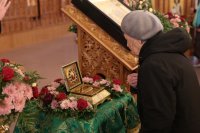 18-Православные христиане Усть-Каменогорска встретили мощи преподобного Сергия Радонежского