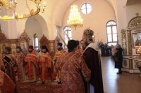 9-В день празднования памяти святых мучениц Веры, Надежды, Любови и матери их Софии архиепископ Амфилохий возглавил служение Божественной Литургии в главном храме епархии