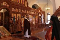 14-В день празднования памяти святых мучениц Веры, Надежды, Любови и матери их Софии архиепископ Амфилохий возглавил служение Божественной Литургии в главном храме епархии