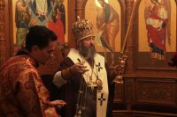 16-В день празднования памяти святых мучениц Веры, Надежды, Любови и матери их Софии архиепископ Амфилохий возглавил служение Божественной Литургии в главном храме епархии