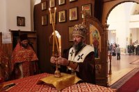 19-В день празднования памяти святых мучениц Веры, Надежды, Любови и матери их Софии архиепископ Амфилохий возглавил служение Божественной Литургии в главном храме епархии