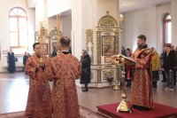 26-В день празднования памяти святых мучениц Веры, Надежды, Любови и матери их Софии архиепископ Амфилохий возглавил служение Божественной Литургии в главном храме епархии