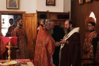40-В день празднования памяти святых мучениц Веры, Надежды, Любови и матери их Софии архиепископ Амфилохий возглавил служение Божественной Литургии в главном храме епархии
