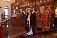 44-В день празднования памяти святых мучениц Веры, Надежды, Любови и матери их Софии архиепископ Амфилохий возглавил служение Божественной Литургии в главном храме епархии