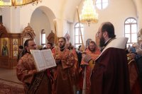 46-В день празднования памяти святых мучениц Веры, Надежды, Любови и матери их Софии архиепископ Амфилохий возглавил служение Божественной Литургии в главном храме епархии