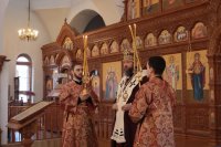 49-В день празднования памяти святых мучениц Веры, Надежды, Любови и матери их Софии архиепископ Амфилохий возглавил служение Божественной Литургии в главном храме епархии