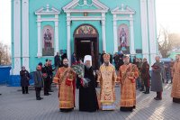 3-В день памяти священномученика Александра, архиепископа Семипалатинского, Глава Казахстанского Митрополичьего округа совершил Литургию в Воскресенском соборе города Семипалатинска 