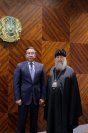 12-Состоялась встреча Главы Православной Церкви Казахстана и Управляющего Усть-Каменогорской и Семипалатинской епархией с акимом Абайской области Н.Т. Уранхаевым