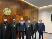 14-Состоялась встреча Главы Православной Церкви Казахстана и Управляющего Усть-Каменогорской и Семипалатинской епархией с акимом Абайской области Н.Т. Уранхаевым