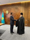 15-Состоялась встреча Главы Православной Церкви Казахстана и Управляющего Усть-Каменогорской и Семипалатинской епархией с акимом Абайской области Н.Т. Уранхаевым