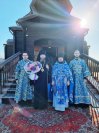 1-В субботу пятой седмицы Великого поста архиепископ Амфилохий совершил Божественную Литургию в Покровском соборе города Усть-Каменогорска 