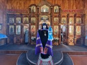 4-В субботу пятой седмицы Великого поста архиепископ Амфилохий совершил Божественную Литургию в Покровском соборе города Усть-Каменогорска 