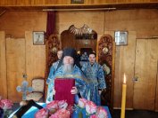 6-В субботу пятой седмицы Великого поста архиепископ Амфилохий совершил Божественную Литургию в Покровском соборе города Усть-Каменогорска 