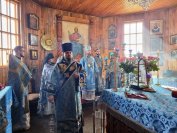 10-В субботу пятой седмицы Великого поста архиепископ Амфилохий совершил Божественную Литургию в Покровском соборе города Усть-Каменогорска 