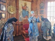 11-В субботу пятой седмицы Великого поста архиепископ Амфилохий совершил Божественную Литургию в Покровском соборе города Усть-Каменогорска 