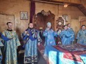13-В субботу пятой седмицы Великого поста архиепископ Амфилохий совершил Божественную Литургию в Покровском соборе города Усть-Каменогорска 