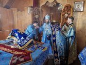17-В субботу пятой седмицы Великого поста архиепископ Амфилохий совершил Божественную Литургию в Покровском соборе города Усть-Каменогорска 