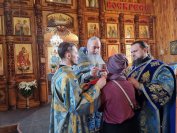 31-В субботу пятой седмицы Великого поста архиепископ Амфилохий совершил Божественную Литургию в Покровском соборе города Усть-Каменогорска 