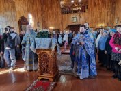 37-В субботу пятой седмицы Великого поста архиепископ Амфилохий совершил Божественную Литургию в Покровском соборе города Усть-Каменогорска 