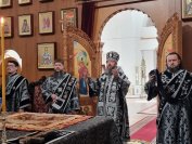 18-Архиепископ Амфилохий совершил первую Литургию Преждеосвященных Даров в наступившей Святой Четыредесятнице