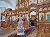 10-В пятое воскресение Святой Четыредесятницы архиепископ Амфилохий возглавил служение Божественной Литургии в главном храме Восточного Казахстана