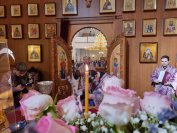 23-В пятое воскресение Святой Четыредесятницы архиепископ Амфилохий возглавил служение Божественной Литургии в главном храме Восточного Казахстана