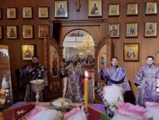 25-В пятое воскресение Святой Четыредесятницы архиепископ Амфилохий возглавил служение Божественной Литургии в главном храме Восточного Казахстана