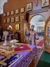 26-В пятое воскресение Святой Четыредесятницы архиепископ Амфилохий возглавил служение Божественной Литургии в главном храме Восточного Казахстана