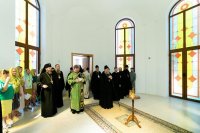 3-Архиепископ Усть-Каменогорский и Семипалатинский Амфилохий принял участие в освящении часовни в честь Воскресения Христова для упокоения останков приснопамятных казахстанских иерархов Х IX-XX веков 
