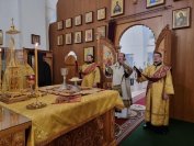18-В первый день нового года архиепископ Амфилохий совершил Божественную Литургию в Андреевском соборе 