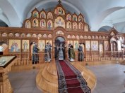 17-В пятницу первой седмицы Великого поста Управляющий Усть-Каменогорской и Семипалатинской епархией совершил Божественную Литургию Преждеосвященных Даров и чин освящения колива в Андреевском кафедральном соборе